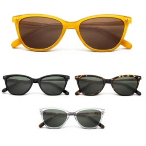 Custom Logo Luxury Sun Glasses Fashion Big Frames Acetate Sunglasses cat Eye Sunglasses Men