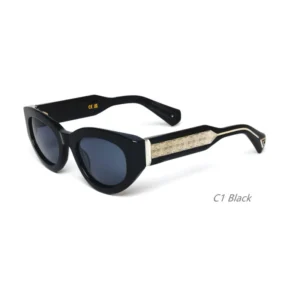 Custom Logo Luxury Thick Narrow Frame Small Rectangle Wide Chunky Acetate Sunglasses
