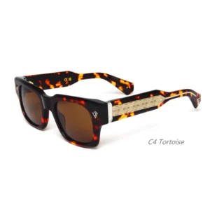Custom Logo Luxury Thick Narrow Frame Small Square Wide Chunky Acetate Unisex Sunglasses