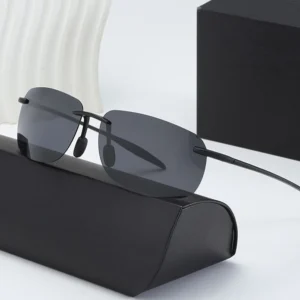 Custom Logo Mens Composite Lens UV Protection Polarized Sunglasses for Men Fishing Driving Sports