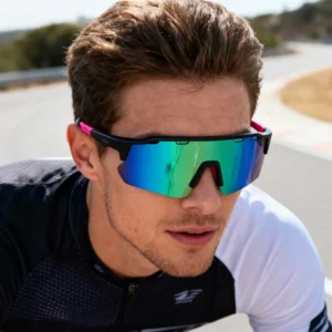 Custom Logo Men’s Sports Sunglasses Fashion Polarized Sun Glasses with Mirrored Lenses for Fishing OEM Factory Direct