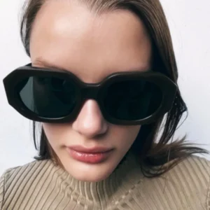 Custom Logo Plastic Small Frame Sun Glasses UV400 Vintage Retro Designer Sunglasses for Women Men