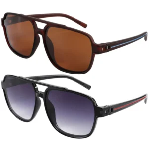 Custom Logo Polarized Mens Sunglasses Fashionable Oval Frame Made of PC with Case Plastic Sunglass Lenses