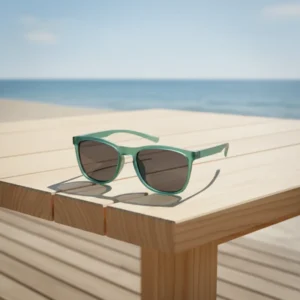 Custom Logo Polarized Sunglasses UV400 Protection TR90 Square Frame Unisex Fashion Shades for Fishing Outdoor Driving & Beach