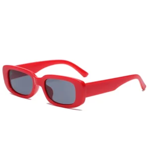 Custom Logo Rectangular Sunglasses for Women Fashion Shades Outdoor Square Small Frame Eyewear