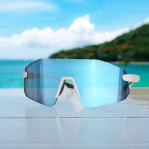 Custom Logo Rimless Sports Bicycle Sunglasses UV400 MTB Road Bike Cycling Glasses Climbing Cycling Eyewear