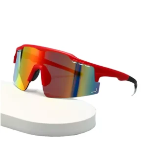 Custom Logo Rimless Sports Sunglasses UV400 Polarized Lens Glasses Case Fishing Running Mountain Bike Cycling TR90 Frame