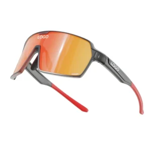 Custom Logo Sport Oversized Cricket Running Sunglasses UV400 for Road Bike Bicycle Cycling Men