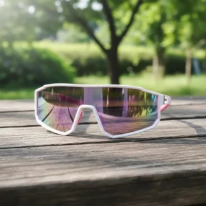 Custom Logo Sports Sunglasses for Men Women UV400 Rectangle PC Anti Radiation Healthy Cycling Goggles for Outdoor Sports
