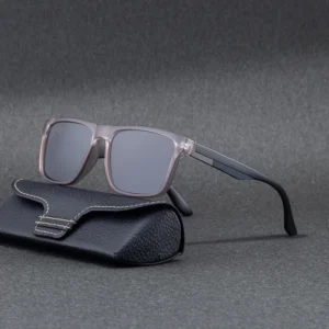 Custom Logo Square Frame Polarized Driving Fishing UV400 Protection Shades Sunglasses for Men