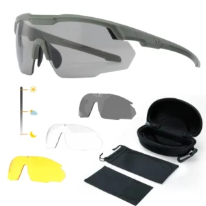 Custom Logo TR90 Photochromic Sports Sunglasses Unisex Baseball Interchangeable Lenses Cycling Outdoor UV400 Goggles