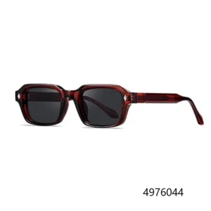 Custom Logo Trendy TR90+CP Rectangle Shades UV400 Square Sunglasses for Men Luxury Retro Small Frame Thick