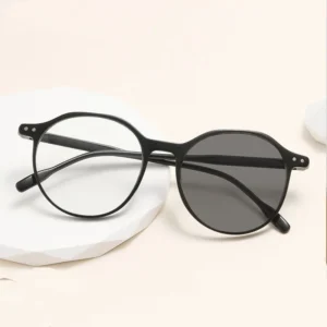 Custom Logo UV400 Fashion Trendy Oversized Shades Optical Frames Photochromic Sunglasses for Men Women