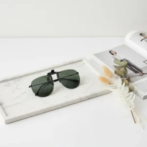 Custom Logo UV400 Unisex Rectangle Sunglass Flip Ups Comfortable Metal Frame Lightweight TAC Lens Daily Outdoors