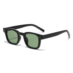 Custom Logo Unisex Trendy Luxury Fashion Square Thick Shade Light Weight Full Rim Plastic UV400 Sunglasses