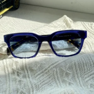 Custom Logo Vintage Design Unisex UV400 Square Bevel Polarized Light Acetate Sunglasses
