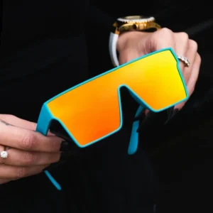 Custom Logo Vintage Oversized TR90 OEM Sunglasses Manufacturer One Piece Polarized Sunglasses