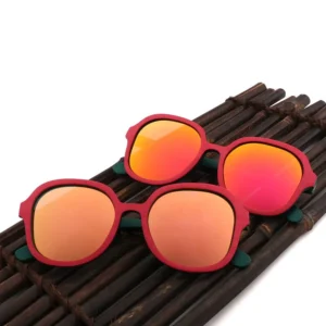 Custom Logo Wood Sunglasses Fashion Outdoor Polarized Glasses Popular Fashion Accessory Gift
