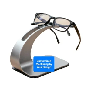 Custom Machining by Your Design CNC Eyewear Stand Metal Aluminum Brass Stainless Steel Glasses Display Stand