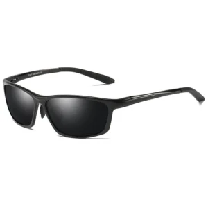 Custom Men’s Polarized Sunglasses with Al-Mg Thick Frame for Driving