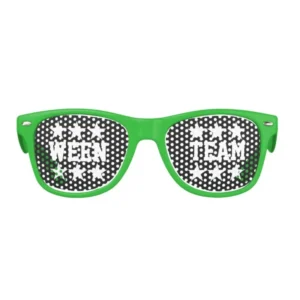 Custom New Style Pinhole Sunglasses Plastic Frame with Printed Logo on Lens Fashion Eyewear