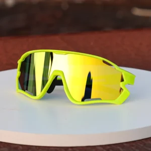 Custom OEM Photochromic Cycling Sunglasses Anti Scratch Lenses UV400 Protection Sport Eyewear HB 511