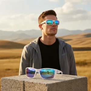 Custom OEM Polarized UV400 Sport Sunglasses for Men Women Outdoor Driving Cycling Sunglasses