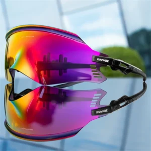 Custom Outdoor Sports Mirror Glasses UV Protection Running Cycling TR90 Frame with Replaceable Nosepads for Men Women Sun Ride