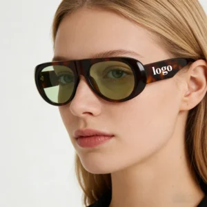 Custom Polarized Sunglasses Men Round Logo Polarized Sunglasses for Women Handmade Acetate Sunglasses