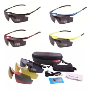 Custom Sport Sunglasses with Myopia Frame Cycling Hiking Driving PC Men OEM Polarized Sunglasses