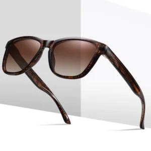Custom Sunglasses Polarized Square Frame Pink Lens Beach Style UV400