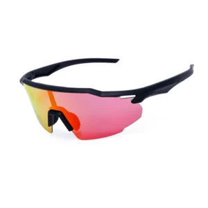 Custom UV400 Polarized Cycling Sunglasses With TR90 Frame And PC Lenses