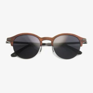 Custom Unisex Carbon Fiber Sunglasses Classical Wood Polarized Wood Fashion Sunglasses