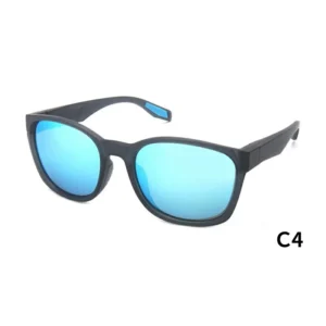Custom Unisex Sports Sunglasses UV400 Polarized Mirror Full Rim Rectangle Gradient Colored Lightweight Durable Comfortable
