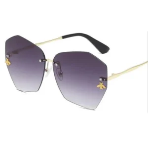 Custom Women Lightweight Comfortable Sunglasses with UV400 Protection Rimless Frame