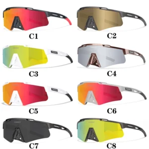 Custom logo Brand TWINSHIELD Running Glasses UV400 Sports Sunglasses Mountain Bike Riding Road Sports Sun Glasses