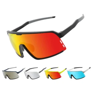 Custom logo Oversized UV400 Baseball Cricket Cycling Glasses Large Shades Men Polarized Sports Sunglasses