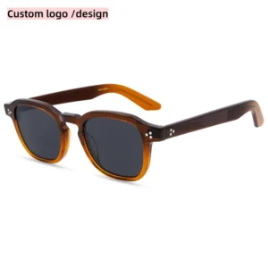 Customised Premium Luxury Designer Fashion Acetate Sunglasses Sunshades Glasses with logo