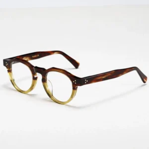 Customizable Retro Eyewear Frames Thick Acetate Fashionable Eyeglasses Accessories For Men Women Personalized OEM Glass