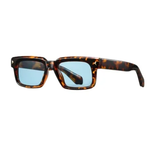 Customize TR90 Acetate Frame Rectangle Polarized Lightweight Sunglasses with UV Protection for Men