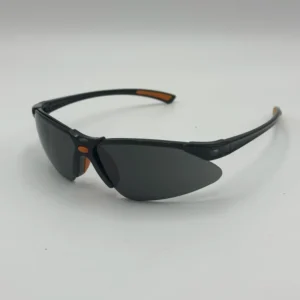 Customized ANSI Z87.1 Industrial Safety Glasses With Dark Lens And Logo Customizable Eye Protection