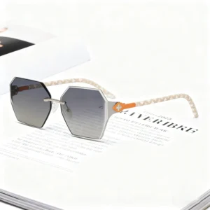 Customized High-end Designer Style Metal Sunglasses Fashionable Trendy Eyewear