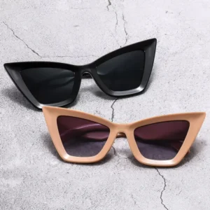 Customized Large Frame Sunglasses Retro And Fashionable UV Resistant Women’s Sunglasses