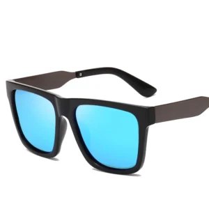 Customized Logo Retro Driving Big Frame Square Polarized Sunglasses for Men