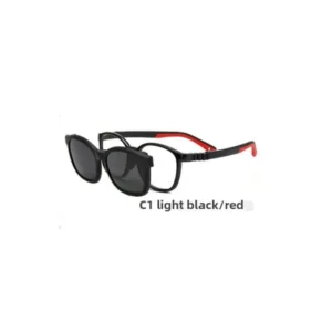 Cute Children Boys Girls Eco Friendly Transparent Style Glasses Colorful Kids Eyewear Simple Pattern Eye