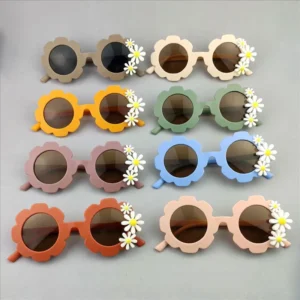 Cute Sunflower Children Sunglasses Fashion Sunglasses Sunscreen Children Sun Glasses