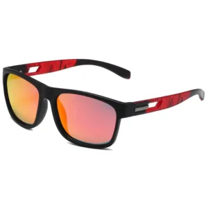Cycling Sunglasses Polarized UV400 Anti UV Full Frame OEM Custom Logo Plastic Outdoor Sport Street Style Box Packaging Men