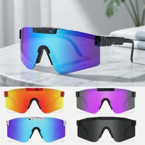 Cycling Sunglasses Polarized UV400 Windproof Outdoor Sports Goggles for Men Women Riding Hiking