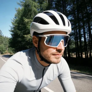 Cycling Sunglasses TR90 Full Frame UV400 Wraparound Windproof Stable Anti Slip Outdoor Riding Eyewear