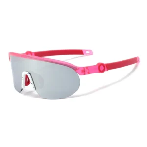 DAMAi KB2025B New Outdoor Cycling Kids Full Frame Sunglasses Windproof UV400 Protection Trendy Fashion